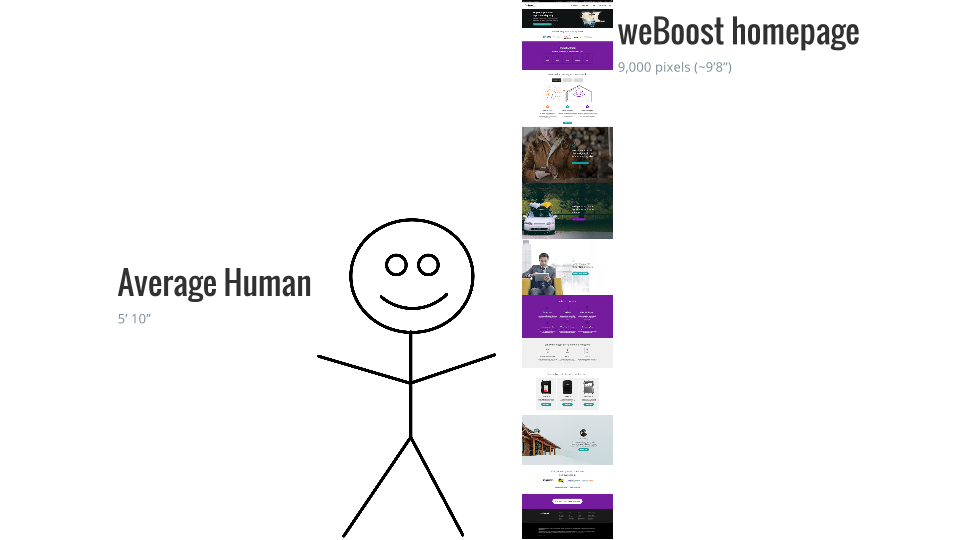 weBoost original homepage